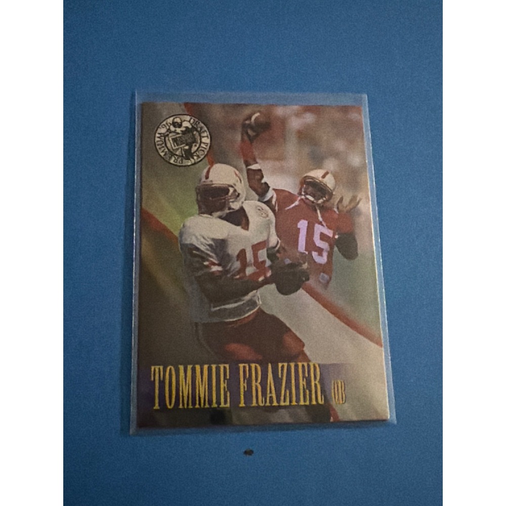 1996 Press Pass Premium Tommie Frazier Nebraska Cornhuskers Rookie Card #33 QB